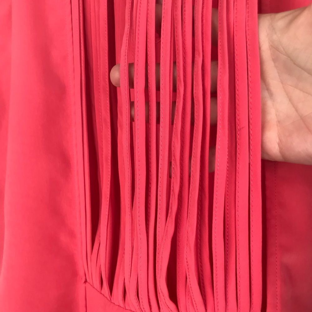 Zara Basic Pink String Back Sleeveless Shift Dress - Picture 7 of 10